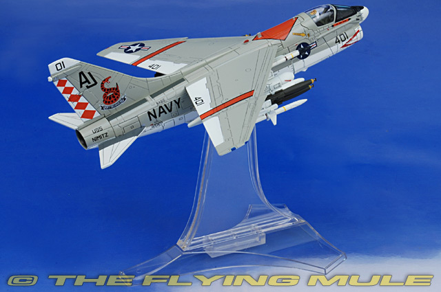 Century Wings 778962 - A-7 Corsair II Diecast Model, USN VA-86 Sidewinders,  AJ401, USS Nimitz, 1978