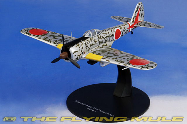 IXO Models AY018 - Ki-43 Hayabusa/Oscar Diecast Model, IJAAF 3rd Chutai,  54th Sentai, Akira Sugimoto