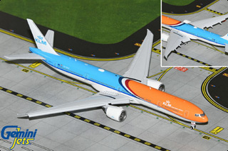 777-300ER Diecast Model, KLM Royal Dutch Airlines, PH-BVA, Flaps Down