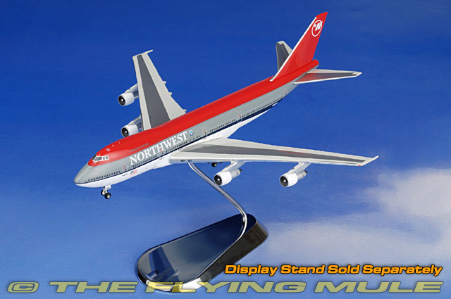 GeminiJets GJNWA928 - 747-200 Diecast Model, Northwest Airlines