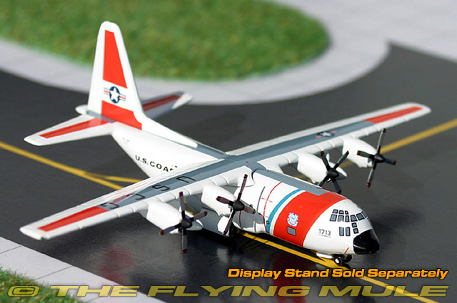 GeminiJets GMUSC003 - C-130 Hercules Diecast Model, USCG, #1713