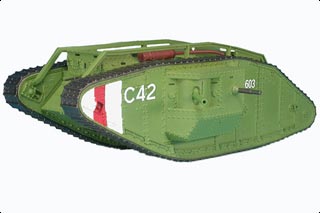 Mark IV Tank Display Model, British Army, Cambrai, France, 1917