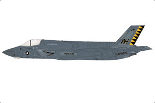 F-35B Lightning II Diecast Model, USMC VMFA-542 Tigers, WH01 Black Death, MCAS - JAN PRE-ORDER