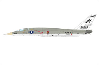 RA-5C Vigilante Diecast Model, USN RVAH-11 Checkertails, AA606, USS Forrestal - NOV PRE-ORDER