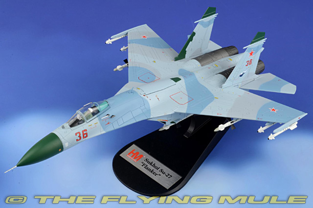 Su-27 Flanker-B 1:72 Diecast Model - Hobby Master HM-HA6001 - $129.95