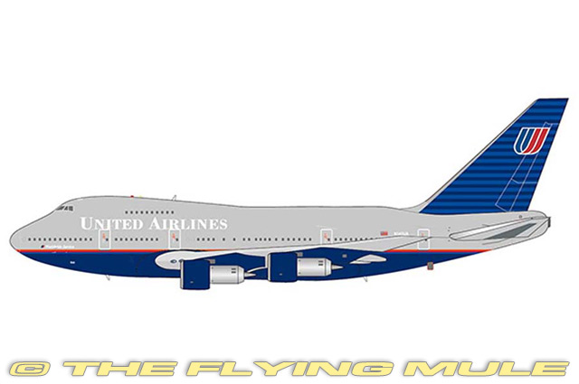 747SP 1:400 Diecast Model - JC Wings JC-JC4UAL962 - $49.95