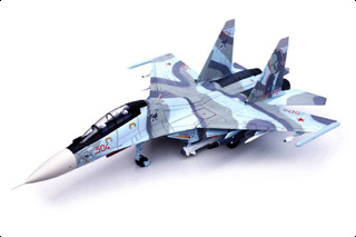 Su-30MKK Flanker-G Diecast Model, Sukhoi Design Bureau, Red 504, Dzyomgi Airport - JUN PRE-ORDER