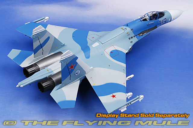 Witty WTW72014-04 - Su-27 Flanker Diecast Model, Soviet Air Force 