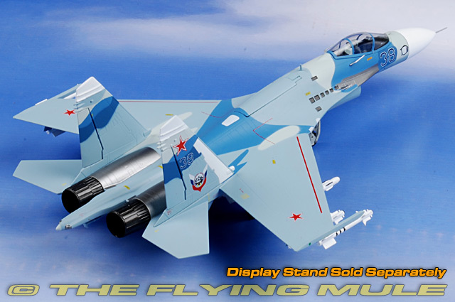 Witty WTW72014-07 - Su-27 Flanker Diecast Model, Soviet Air Force