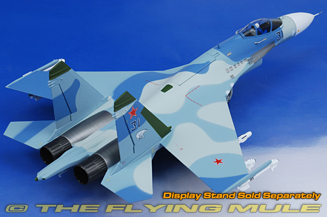 Witty WTW72014-12 - Su-27 Flanker Diecast Model, Soviet Air Force